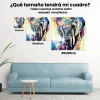 Pintura Diamante - Elefante con bebé elefante
