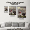Pintura Diamante - Elefante con paraguas rojo