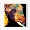 Pintura Diamante - Elefante de colores