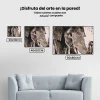 Pintura Diamante - Elefante en colores grises