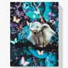 Pintura Diamante - Elefante en el país de las mariposas