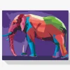 Pintura Diamante - Elefante vectorial