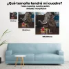 Pintura Diamante - Elefante y ratón juegan al ajedrez
