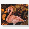 Pintura Diamante - Flamenco en la naturaleza