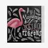 Pintura Diamante - Flamenco rosa