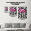 Pintura Diamante - Flamenco rosa