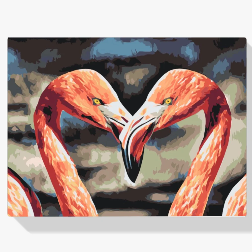 Pintura Diamante - Flamencos