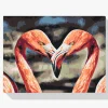 Pintura Diamante - Flamencos