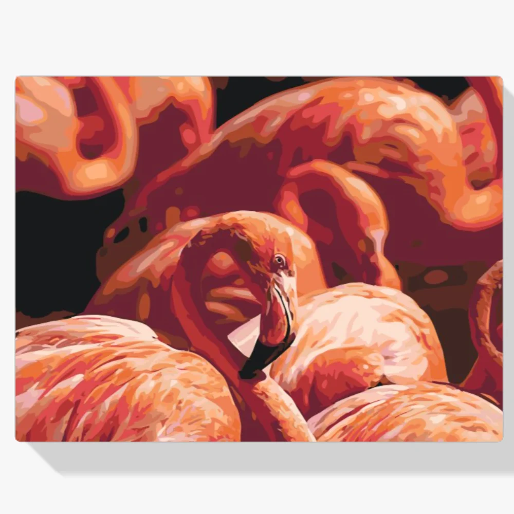 Pintura Diamante - Flamencos 2