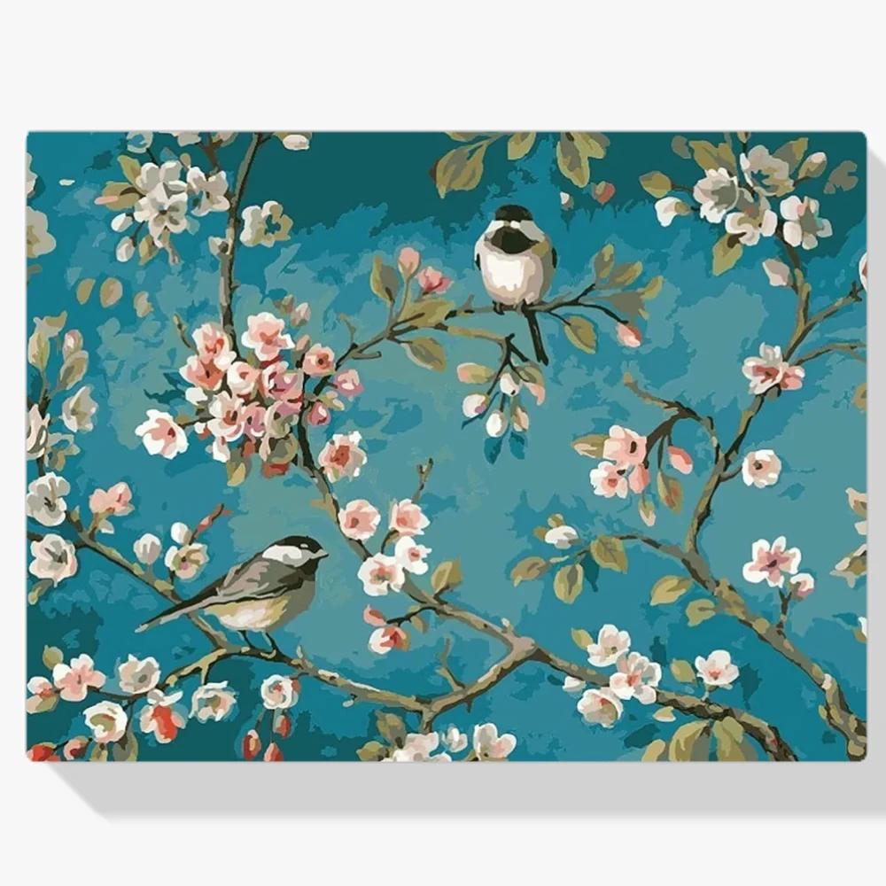 Pintura Diamante - Flor de almendro