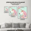 Pintura Diamante - Flores unicornio
