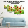 Pintura Diamante - Flores y mariposas