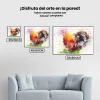 Pintura Diamante - Gallo de colores