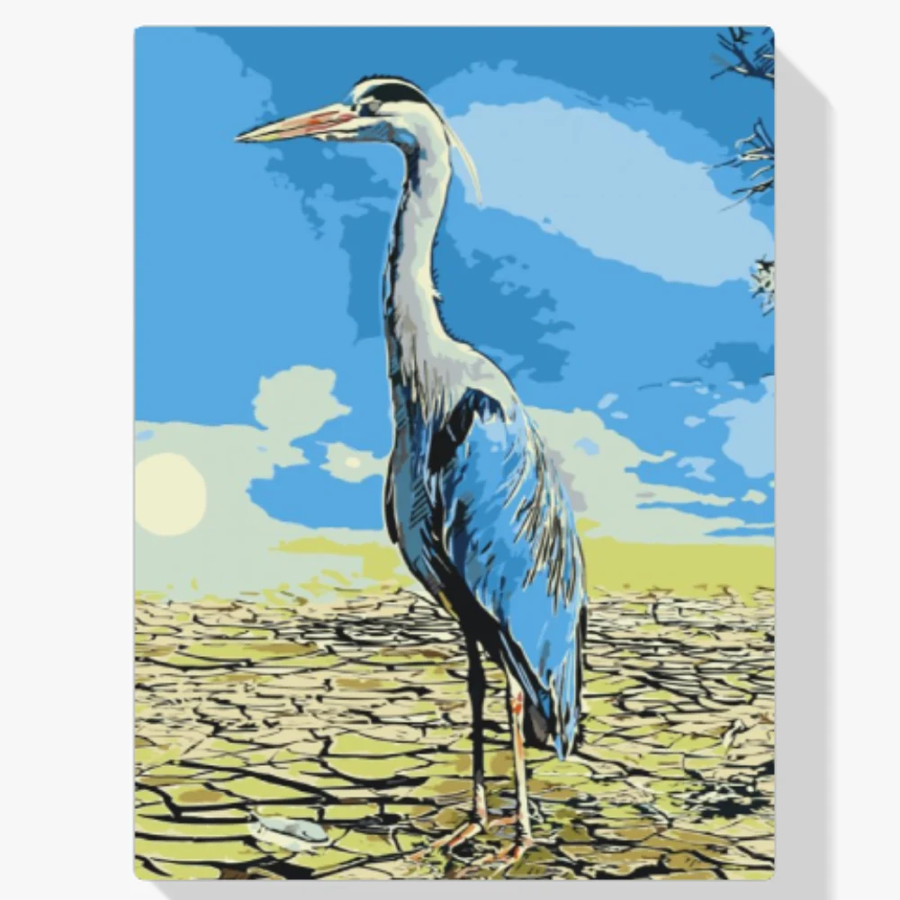 Pintura Diamante - Garza