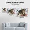 Pintura Diamante - Gatito en la cama