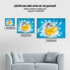 Pintura Diamante - Gatito en un vaso de leche