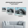 Pintura Diamante - Gatito escondido
