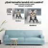 Pintura Diamante - Gatito gris