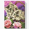 Pintura Diamante - Gatitos en la canasta