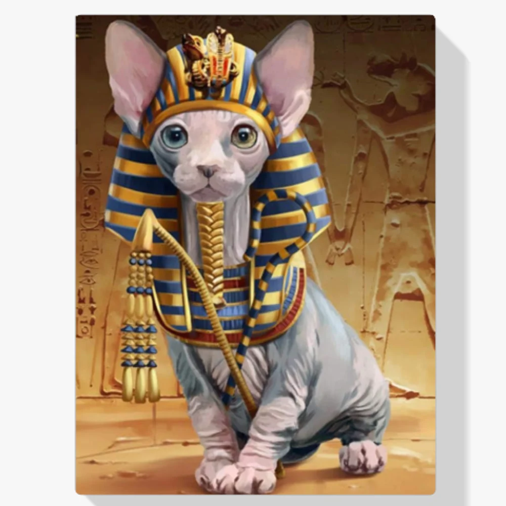 Pintura Diamante - Gato Esfinge