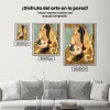 Pintura Diamante - Gato artístico