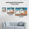 Pintura Diamante - Gato bajo el árbol
