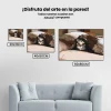 Pintura Diamante - Gato bajo la almohada
