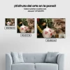 Pintura Diamante - Gato con bola navideña