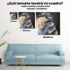 Pintura Diamante - Gato con flor