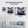 Pintura Diamante - Gato con gafas moradas