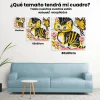 Pintura Diamante - Gato con mariposa