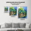Pintura Diamante - Gato con pez
