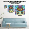 Pintura Diamante - Gato de colores