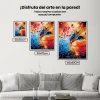 Pintura Diamante - Gato de colores