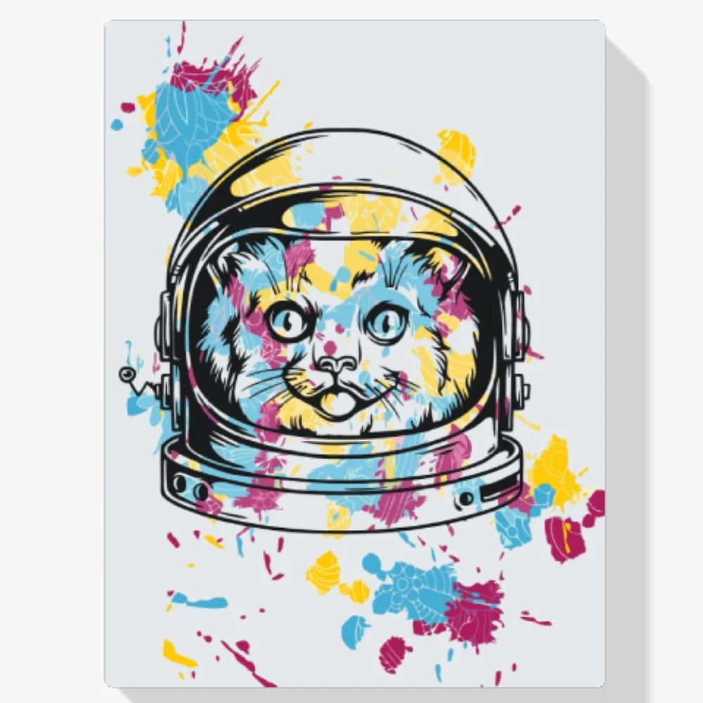 Pintura Diamante - Gato de la NASA