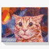 Pintura Diamante - Gato divertido