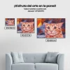 Pintura Diamante - Gato divertido