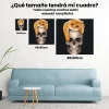 Pintura Diamante - Gato en el cráneo
