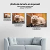 Pintura Diamante - Gato en portátil