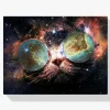 Pintura Diamante - Gato espacial