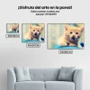 Pintura Diamante - Gato feliz