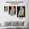 Pintura Diamante - Gato flor