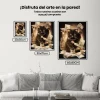 Pintura Diamante - Gato negro moderno