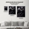 Pintura Diamante - Gato negro y ojos amarillos
