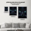 Pintura Diamante - Gato negro y ojos azules