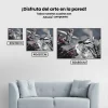 Pintura Diamante - Gato y pájaro