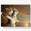 Pintura Diamante - Gatos Titánicos