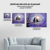 Pintura Diamante - Gatos a la luz de la luna