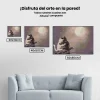 Pintura Diamante - Gatos en luna llena