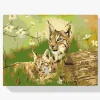 Pintura Diamante - Gatos salvajes en libertad